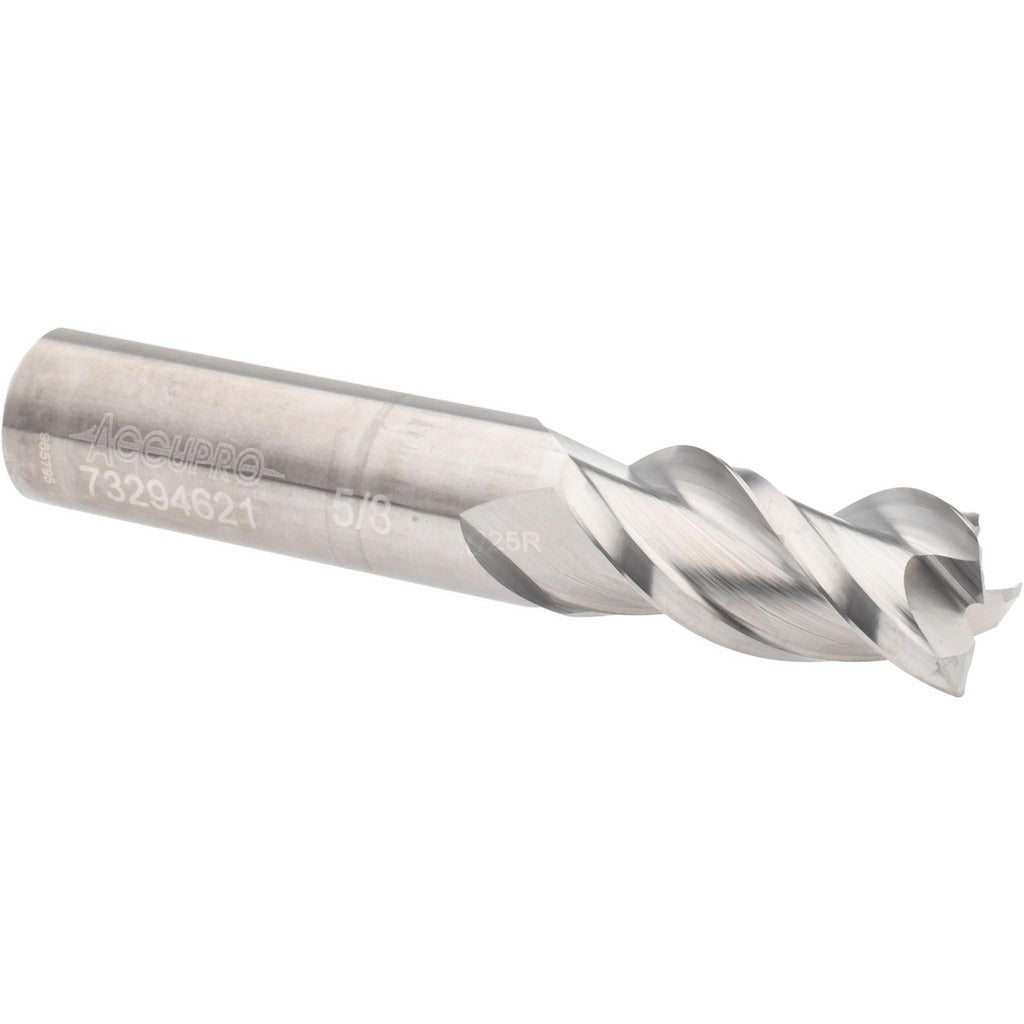 ACCUPRO Accupro 12179341 Corner Radius End Mill 5/8 in 3 Flute Carbide