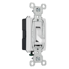 Pass & Seymour CS15AC1W 15A 120-277V S/P SW - TOGGLE