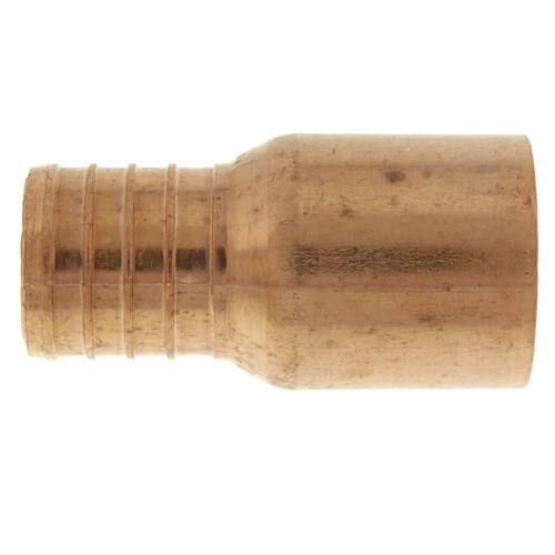 Sioux Chief 643X4 PowerPEX 1 Inch PEX x 1 Inch Male Sweat Copper Fitting Straight Adapter Lead Free