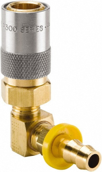 PARKER Parker PC216AV-BP 90 Deg Push-lok Hose Barb Coupler 200 Psi