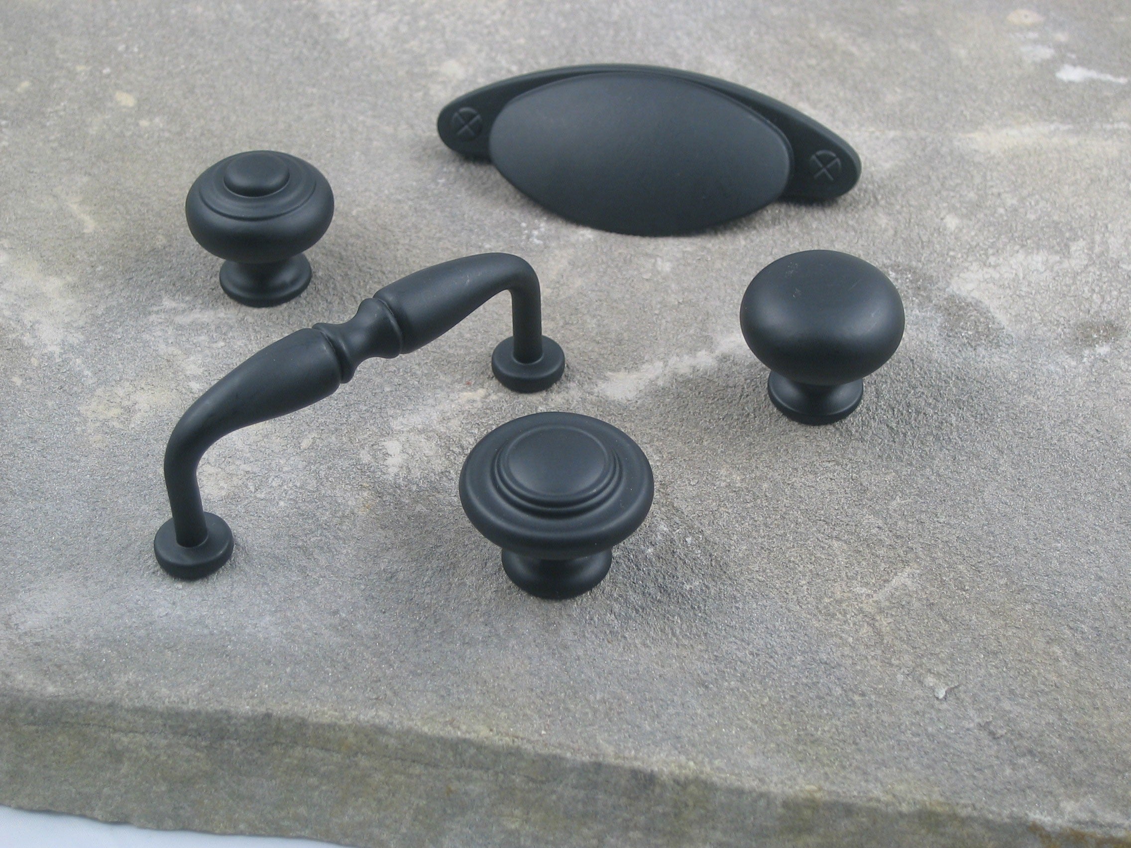 RUSTICWARE Rusticware 925BLK Cabinet Pull 3 Inch Black Finish