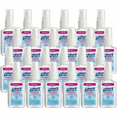 GOJO Gojo GOJ965124CT Purell Advanced Hand Sanitizer Gel 4 fl oz 24/Carton 9651-24CT