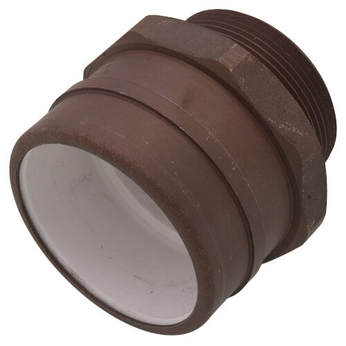 Sioux Chief 646-PG7 MetalHead 2 in. Socket x MIP Schedule 40 PVC and DZR Brass Adapter with EPDM O-ring