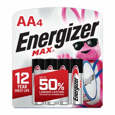 ENERGIZER Eveready Battery Co E91BP-4 Aa Alkaline Battery 4 Pack