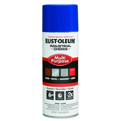 Rust-Oleum 1624830 Spray Paint 12 oz OSHA Safety Blue 6 Pack