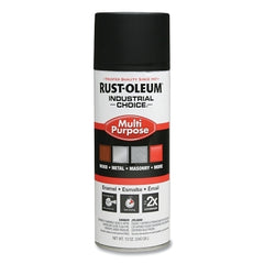 Rust-Oleum 1676830V Industrial Choice 1600 System Enamel Aerosol 12 oz Ultra-Flat Black