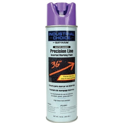 Rust-Oleum 1869838 Industrial Choice M1800 System Precision Line Inverted Marking Paint 17 oz Fluorescent Purple