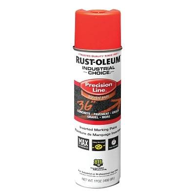 Rust-Oleum 203028V Marking Paint 20oz Fluorescent Red-Orange