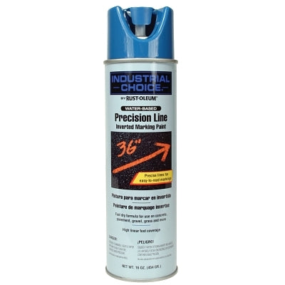 Rust-Oleum 205176 Inverted Marking Paint Fluorescent Blue 17 Ounce Water-Based