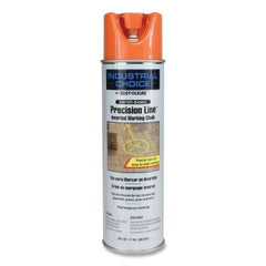 Rust-Oleum 205233 Industrial Choice MC1800 System Precision Line Inverted Marking Chalk 17 oz APWA Orange