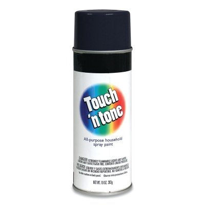 Rust-Oleum 55275830 Touch 'n Tone Spray Paint 10 oz Black Flat