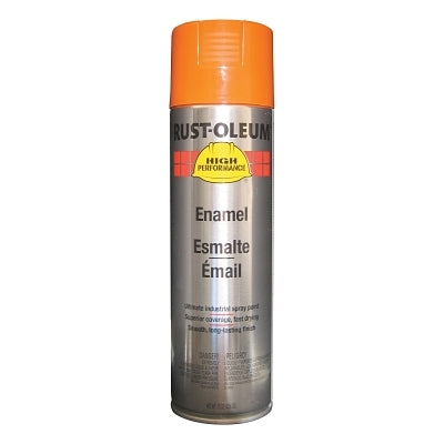 Rust-Oleum V2155838 High Performance V2100 Rust Preventive Enamel Aerosol 20oz Can Safety Orange 6-Pack