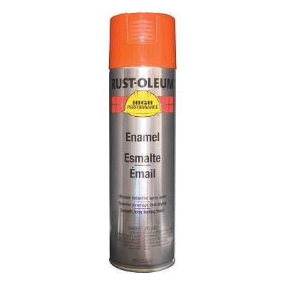 Rust-Oleum V2156838 High Performance V2100 System Enamel Aerosol 15 oz Can Equipment Orange Gloss Paint