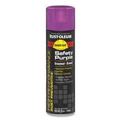 Rust-Oleum V2167838 High Performance V2100 System Rust Preventive Enamel Spray Paint 15-Ounce Safety Purple 6-Pack