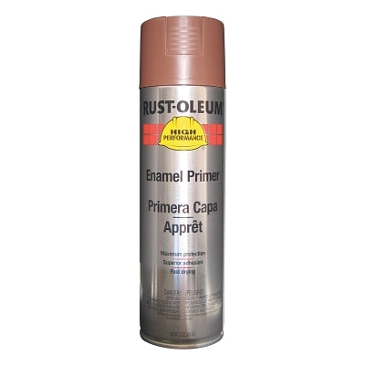 Rust-Oleum V2169838 High Performance V2100 System Rust Preventive Enamel Spray Primer, 20 fl. oz. container, 15 oz. fill, Red Primer, 6-Pack