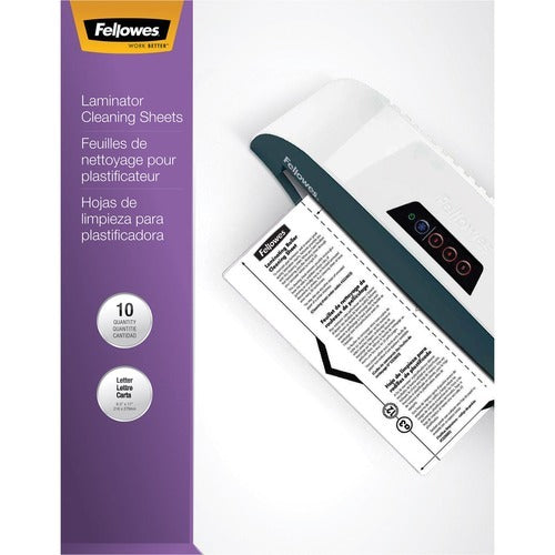 FELLOWES Fellowes FEL5320603 Laminator Cleaning Sheets 10-pack