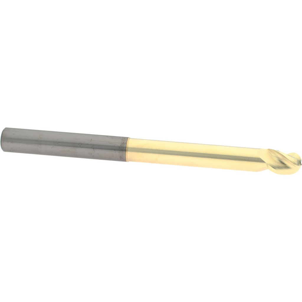 ACCUPRO Accupro 315877 Ball End Mill 1/2 in 3 Flute Solid Carbide