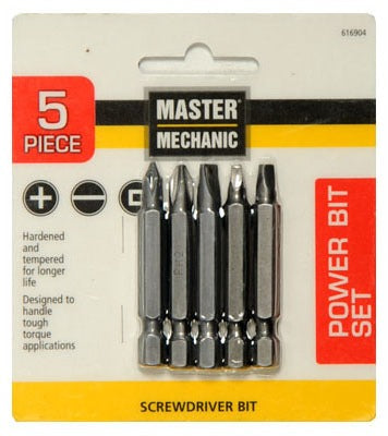 DISSTON CO Disston Company 616904 Power Screwdriver Bit Set 5 Piece