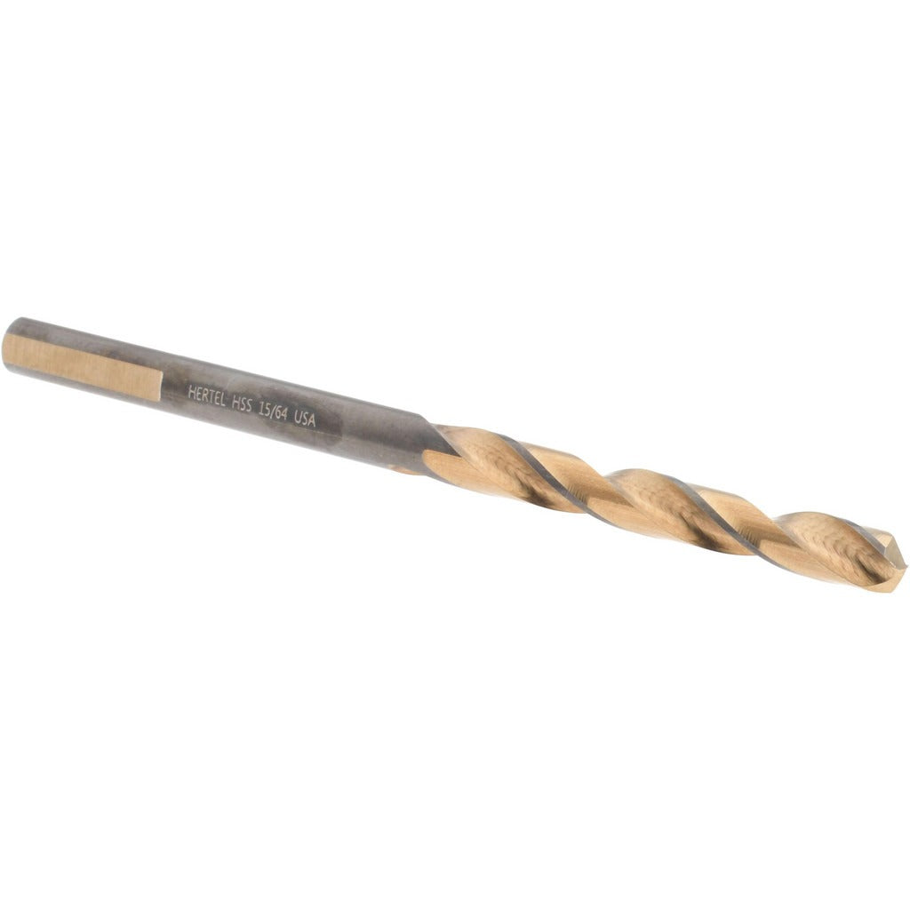 HERTEL Hertel H95006011 Jobber Drill Bit 15/64 in Hss