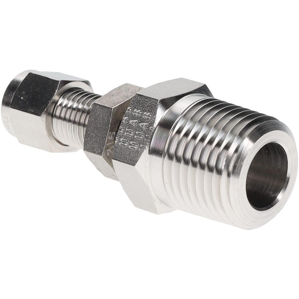 PARKER Parker 4MBC8N-316 Bulkhead Connector 1/4 in Od Ss