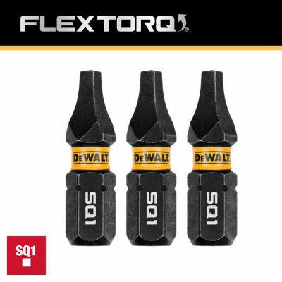 DEWALT Dewalt Accessories DWAF1SQ1IR3 SQ1 Impact Bit 1 Inch 3 Pack