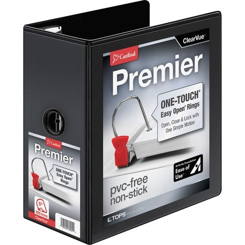 CARDINAL Cardinal CRD10351 5 Inch Slant-d Ring Binder Clear Poly