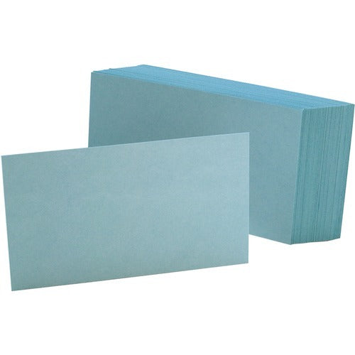 OXFORD Oxford OXF7320BLU Blank Index Cards Blue 3x5 in 100 Pack