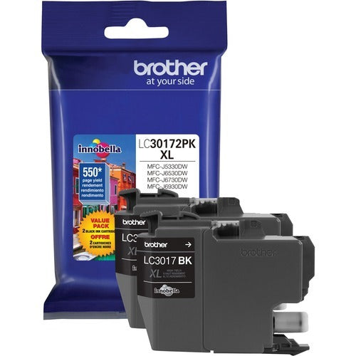 BROTHER Brother BRTLC30172PK High-yield Black Ink Cartridge 2-pack