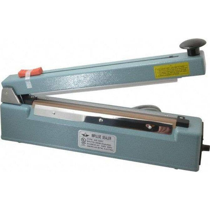 VALUE COLLECTION Value Collection AIE-300C Table Top Thermal Impulse Sealer With Cutter 110V (12-inch)