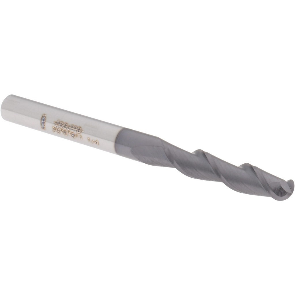 ACCUPRO Accupro 14788617 Ball End Mill 0.25in 2 Flute Solid Carbide