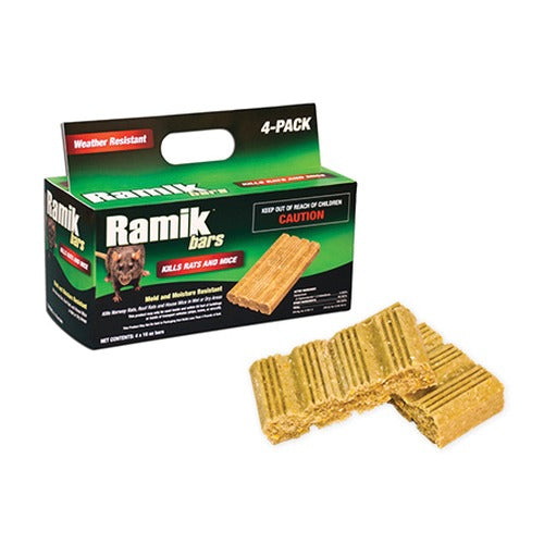 RAMIK Ramik 116334 Bar Rat And Mouse Poison (4 per Box)