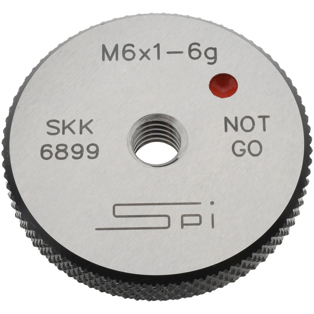 SPIROTHERM Spi 34-476-2 Threaded Ring Gage M6x1 Class 6G No Go