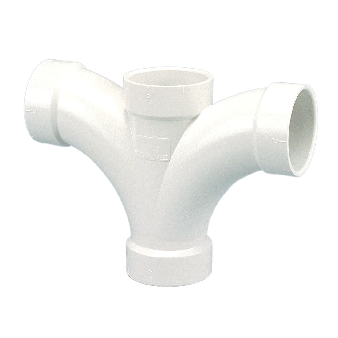 MUELLER STREAMLINE Mueller Streamline K277450 Dwv Double Fixture Tee 2 in Pvc