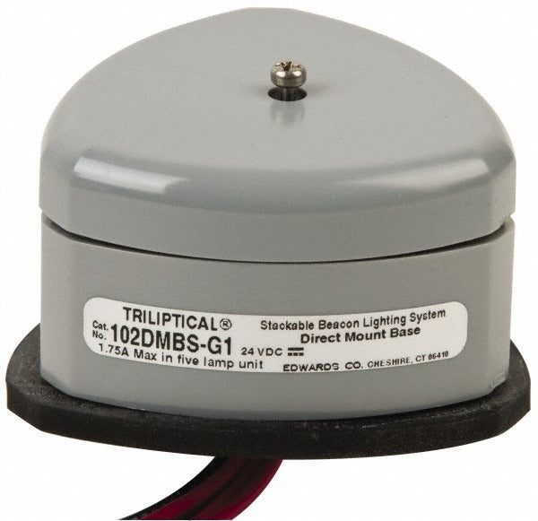 EDWARDS SIGNALING Edwards Signaling 102DMBS-G1 Tower Light Base Unit 24V