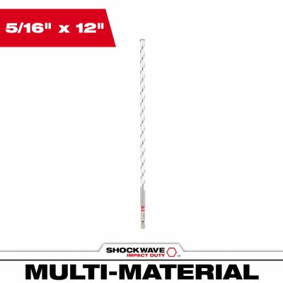 MILWAUKEE Milwaukee 48-20-8889 5/16x12 in Carbide Drill Bit 3-pack