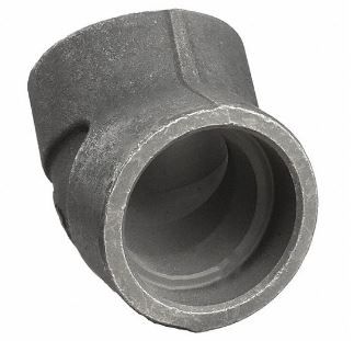 Anvil 0362013005 45 Degree Elbow: Forged Steel, 1/2 in x 1/2 in Pipe Size, Class 3000, Socket