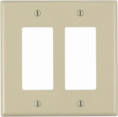 LEVITON Leviton Mfg Co R51-PJ262-00I 2G Midway Wall Plate 20PK