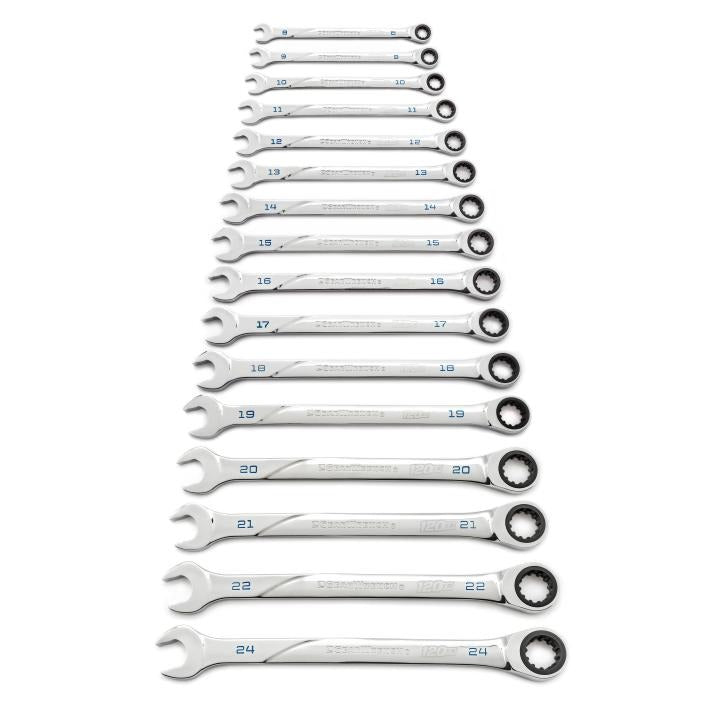 GEARWRENCH Gearwrench 86427 16pc Spline Xl Ratcheting Metric Wrench Set