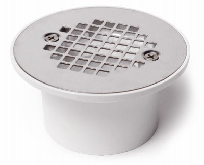 SIOUX CHIEF Sioux Chief Mfg Co. 840-2PPK Pvc Ss Screw Floor Drain