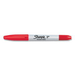 Sharpie 32002 Twin Tip Permanent Marker Red Ultra Fine