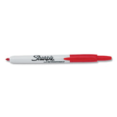 Sharpie 32702 Retractable Permanent Marker Red Fine Bullet Tip