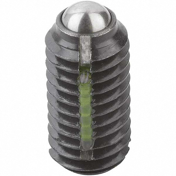 KIPP Kipp K0321.204 Threaded Ball Plunger M4 Steel