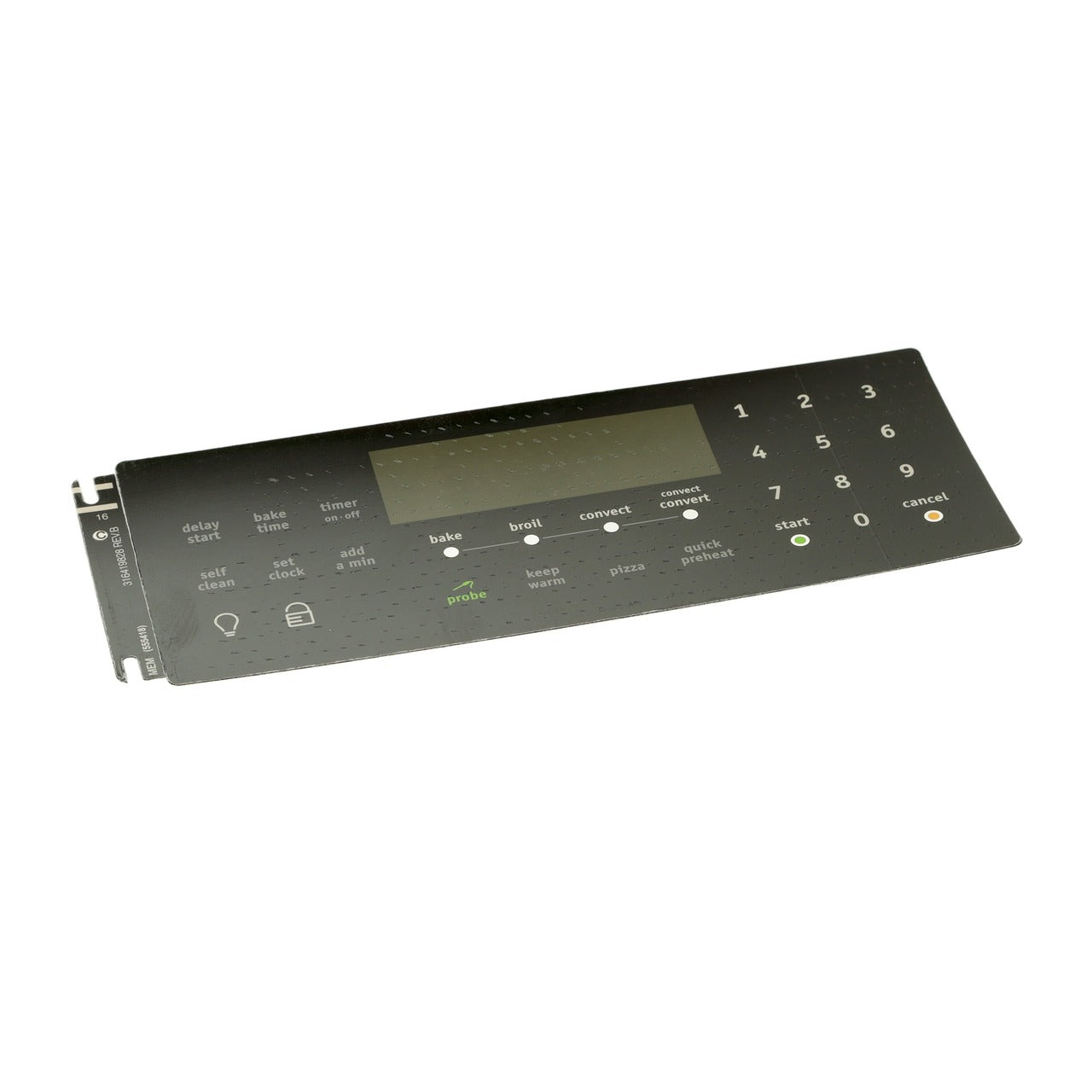 FRIGIDAIRE Frigidaire 316419828 Range Oven Control Overlay (1 Pack) 316419828