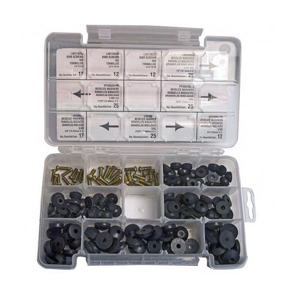 JONES STEPHENS Jones Stephens J40155 Rubber Bibb Washer (160-Piece Assortment) JJ40155