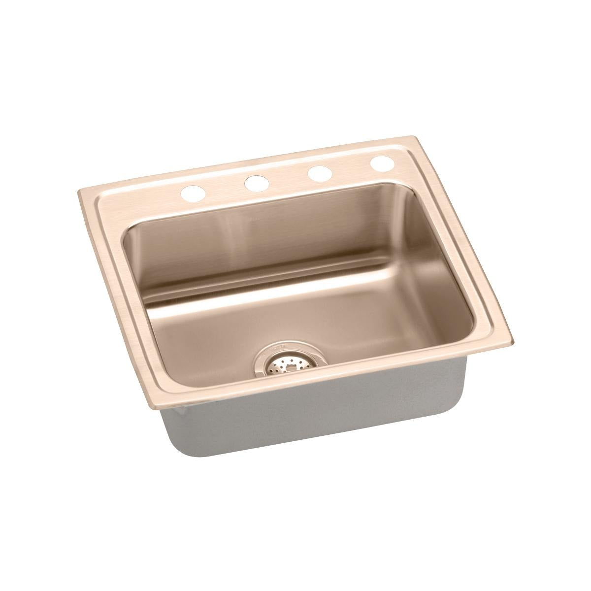 BSC PREFERRED Bsc Preferred LRAD2219653-CU Copper Drop-in Kitchen Sink