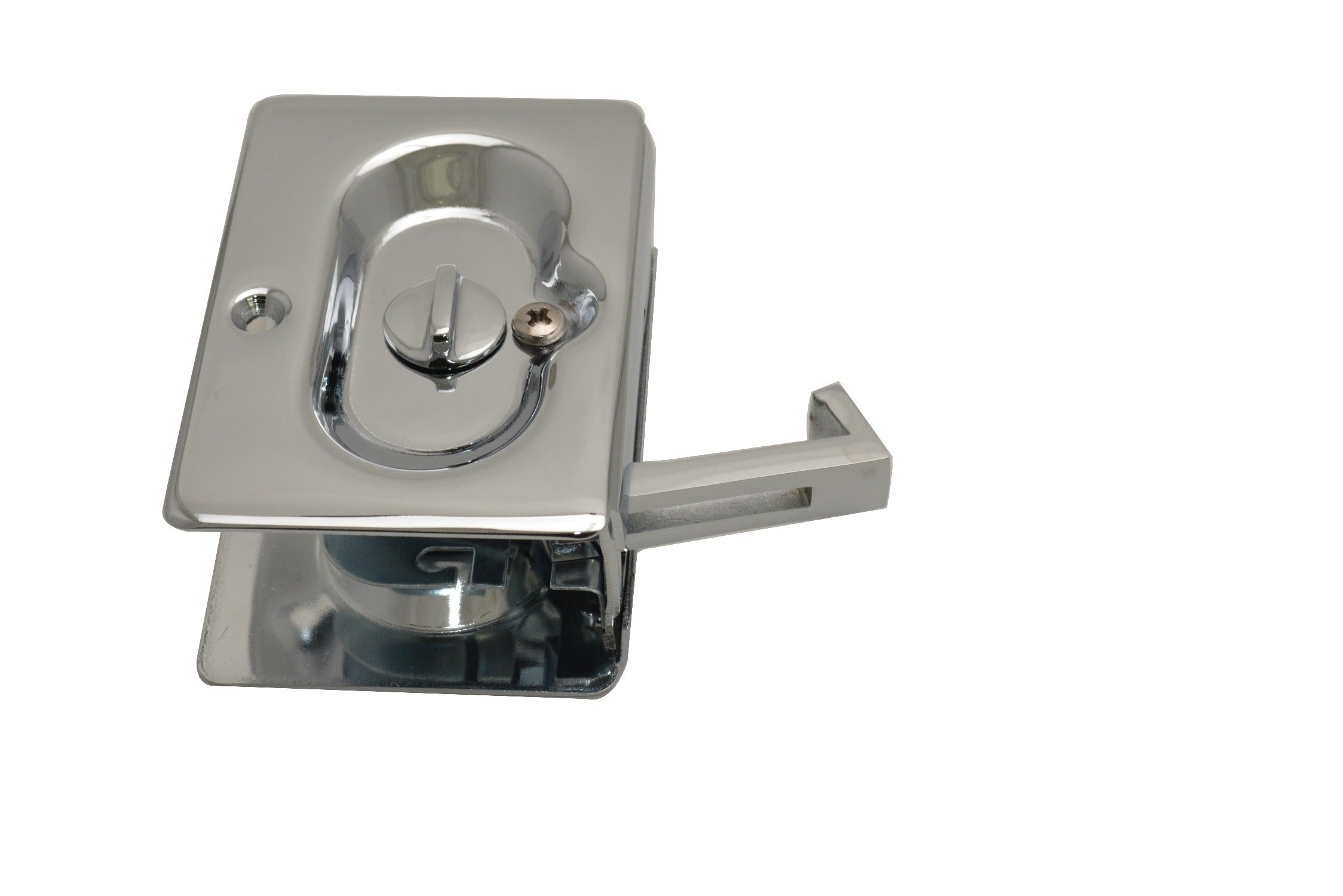 EMTEK Emtek 2102US26 Privacy Pocket Door Lock Polished Chrome