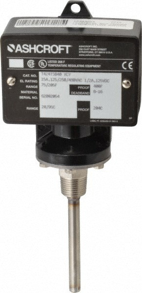 ASHCROFT Ashcroft 93568 Temperature Switch 75-205F Watertight