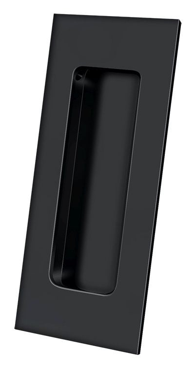 DELTANA Deltana FP40U19 Rectangular Flush Pull Black Finish
