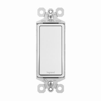 LEGRAND Pass Seymour TM870WAMCC4 Single Pole Switch 15A White 4 Pack