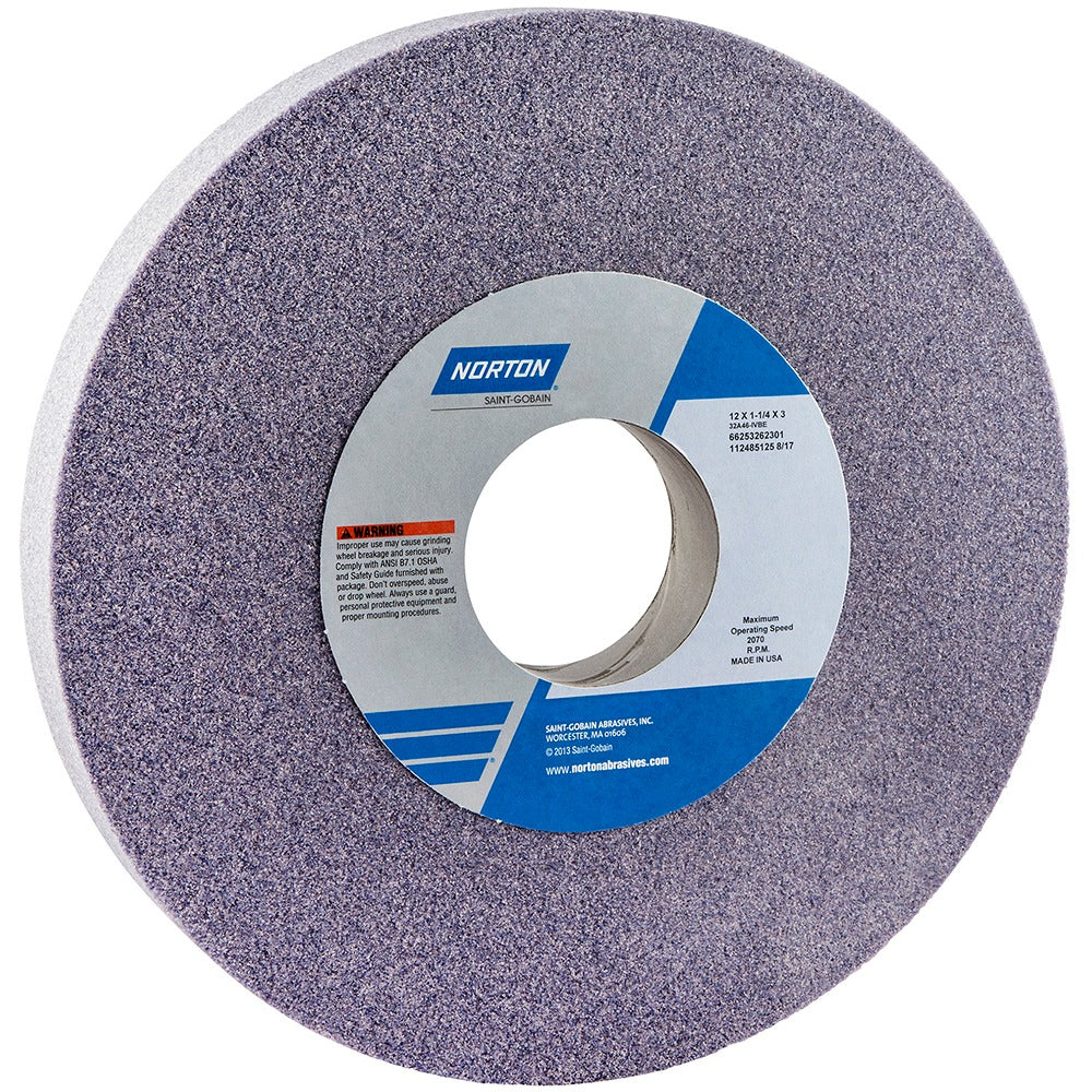 NORTON Norton 66253262301 Surface Grinding Wheel 46 Grit 12 in